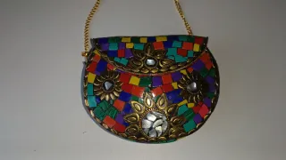 Bolso fiesta exótico mosaico