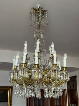 Lampada in vetro stile veneziano