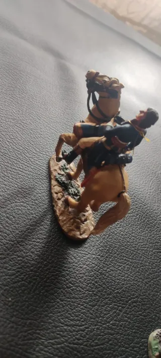 4 figuras de plomo ejército francés