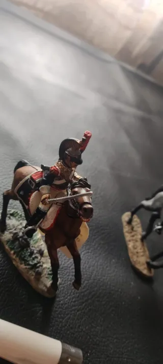 4 figuras de plomo ejército francés