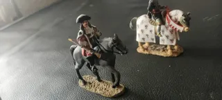 4 figuras de plomo ejército francés
