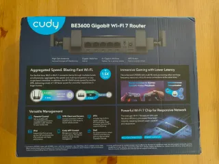 Router Cudy BE3600 Wi-Fi 7 Gigabit Dual-Band