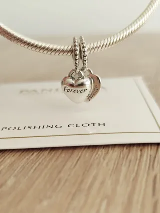 Charms Colgantes Dobles Corazones Tía y Sobrina