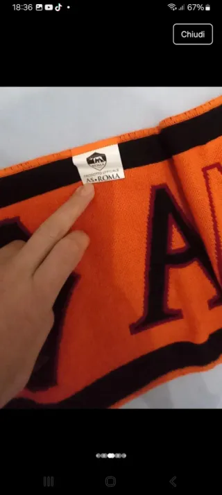 Sciarpa AS Roma 1927