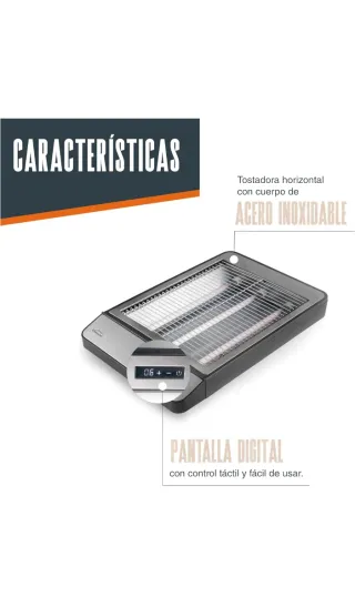 Tostadora Lacor Digital Horizontal