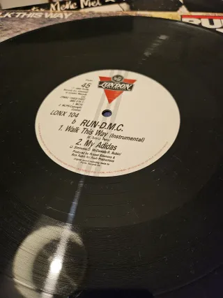 Vinilo Maxi 12 Run DMC Walk This Way/My Adidas