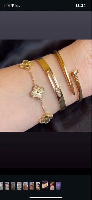 Pulsera Acero Inoxidable Dorado