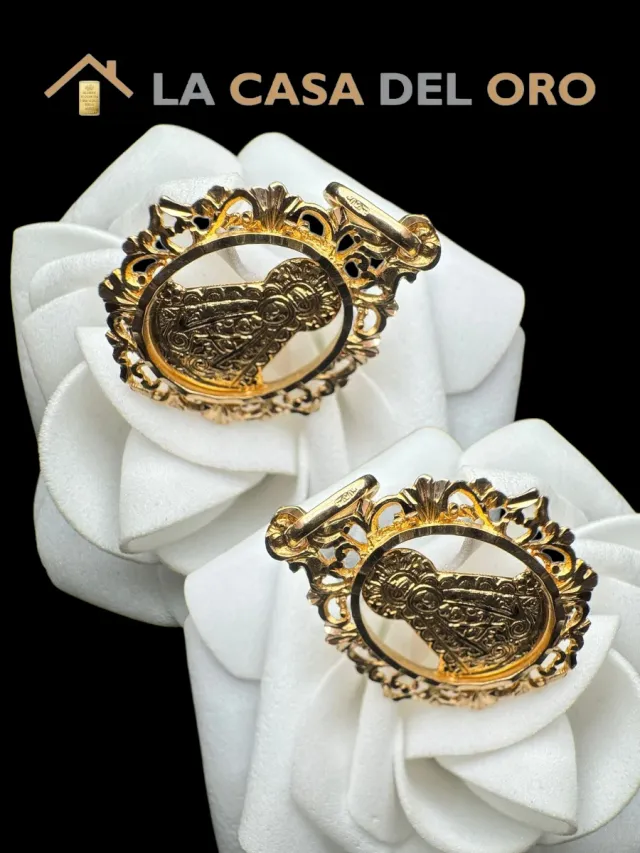 Colgante Virgen del Rocío Oro 18kt