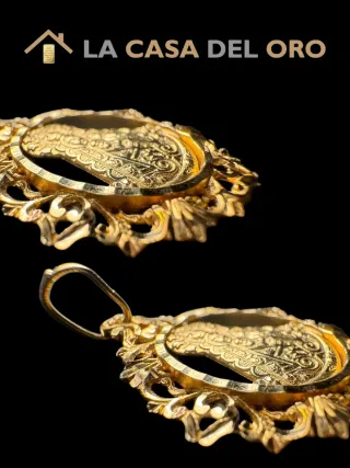 Colgante Virgen del Rocío Oro 18kt