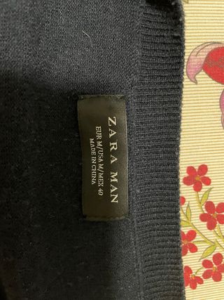 Jersey Zara Talla M Bloques Color