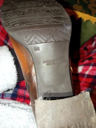 Botines marrones de piel  Dorking (cachalot) num38