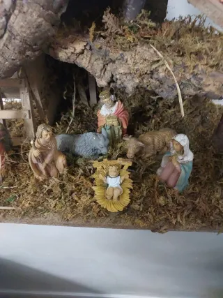 Capanna Presepe Completa con Statuine