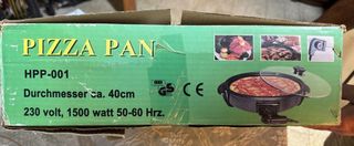 Sartén Eléctrica Pizza Pan con Tapa