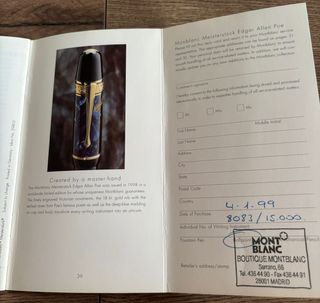 Montblanc Edgar Allan Poe Edición Limitada