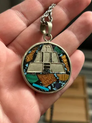 Colgante Inca de plata 925