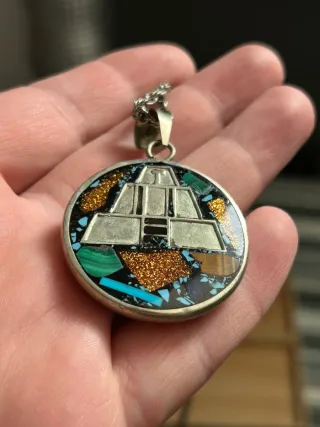 Colgante Inca de plata 925