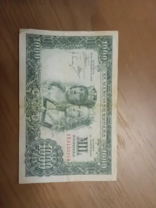 Billete 1000 pesetas 1957