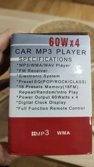 Radio Coche 1DIN MP3 USB MMC