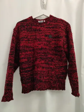 Maglione FILA rosso/nero 14 anni