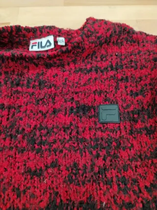 Maglione FILA rosso/nero 14 anni