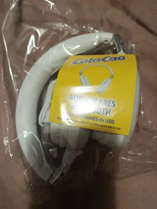 Auriculares Bluetooth Colacao Blancos