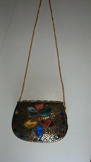 Bolso fiesta exótico metalizado