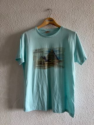 Camiseta Azul Egipto Pirámides