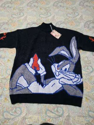 Jersey Bugs Bunny Talla Única Negro
