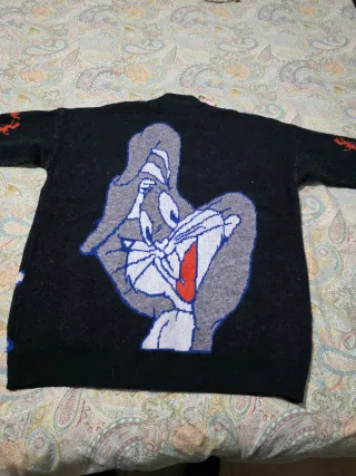 Jersey Bugs Bunny Talla Única Negro