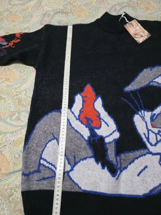 Jersey Bugs Bunny Talla Única Negro