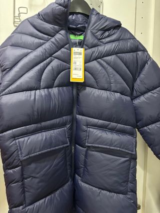 Anorak Benetton niño azul Nuevo Talla 7/8Y