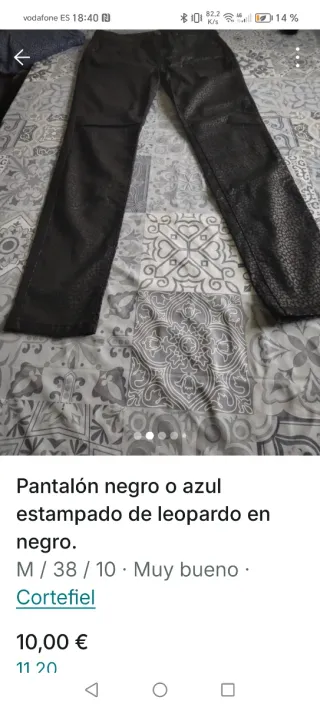 2 Pantalones Estampado Leopardo 10€ cada uno