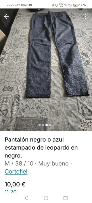 2 Pantalones Estampado Leopardo 10€ cada uno