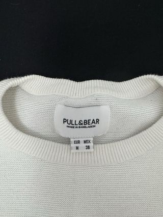 Jersey Pull&Bear Blanco Talla M