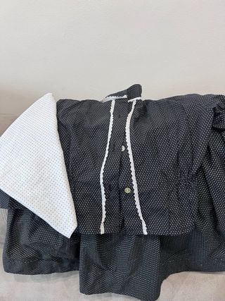 Conjunto lunares blanco y negro talla 2 años