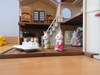 Casita Sylvanian Families conejos