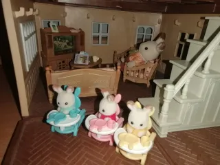 Casita Sylvanian Families conejos