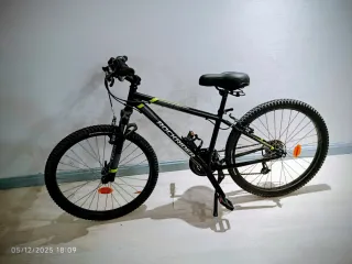 Bicicleta Niños MTB EXPL 500 24 Negra