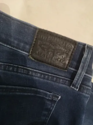 Vaqueros Levi's 710 Super Skinny Mujer Azul
