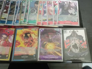 Set completo C, UC, R, L y DON OP05 One PieceTCG