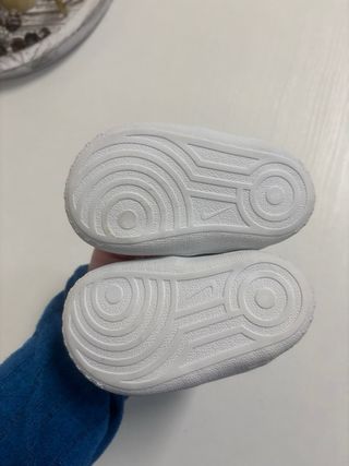 Scarpe bimbo Air Force 18.5 bianche