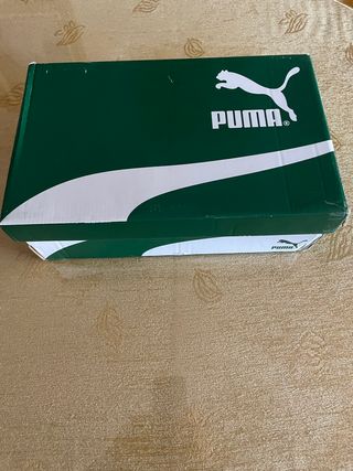 Zapatillas Puma azul y blancas - Talla 40,5