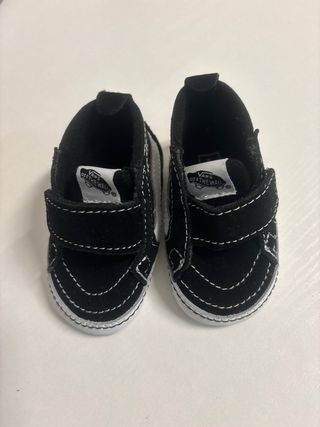 Scarpe Vans bimbi nere taglia 17