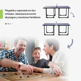 Mesa Ping-Pong Plegable con Red