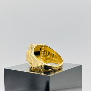 SELLO MEDUSA CUADRADO 18K