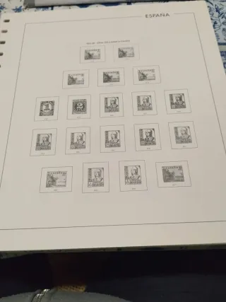 Hojas estado español al 1949