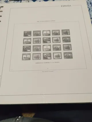 Hojas estado español al 1949