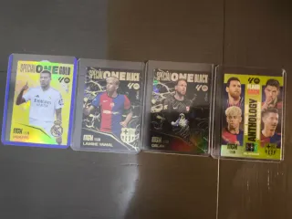 Lote Tarjetas Fútbol: Mbappé, Yamal, Oblak, Messi