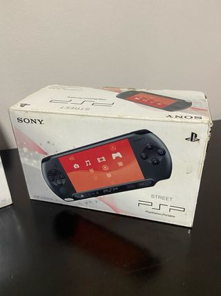 Caja vacía Sony PSP Piano Black y Street