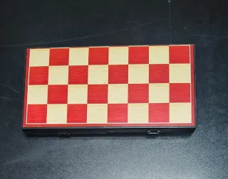 Scatola Giochi 3 in 1 Scacchi, Dama, Backgammon